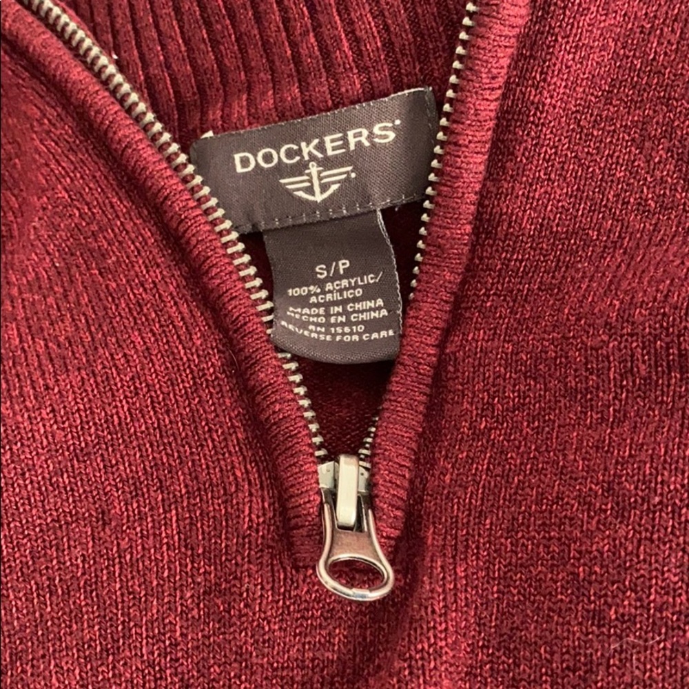 Dockers ZipUp Ribbed Sweater - Picture 5 of 5